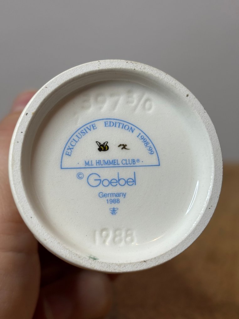 Goebel, M.I. HUMMEL CLUB - M.I. Hummel - Statuetta - Der Poet - TMK7 - Porcellana #4.3