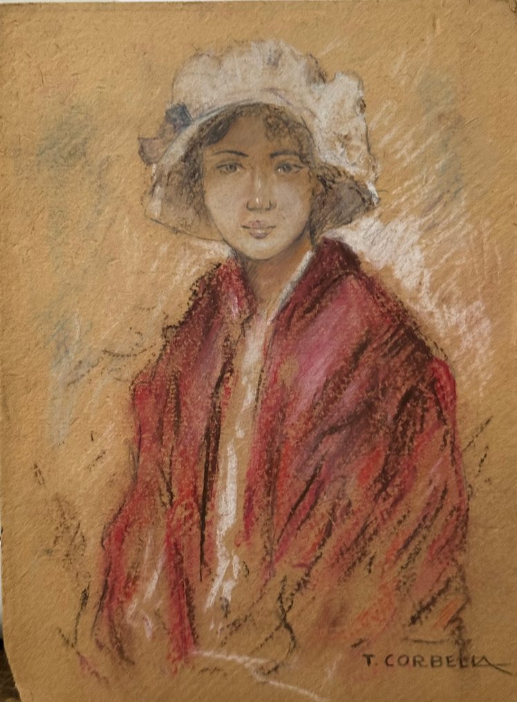 Tito Corbella (1885-1966), Attr. - Ritratto di Fanciulla #2.1