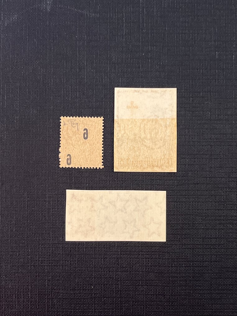 梵蒂岡城 1939/1939 - 梵蒂冈一套6枚邮票，带变体，带完整橡胶，我移动。 - Catalogo sassone N 9 saggio, 61a, 154da, N. 311b, 371a. CEI N 461a #2.1