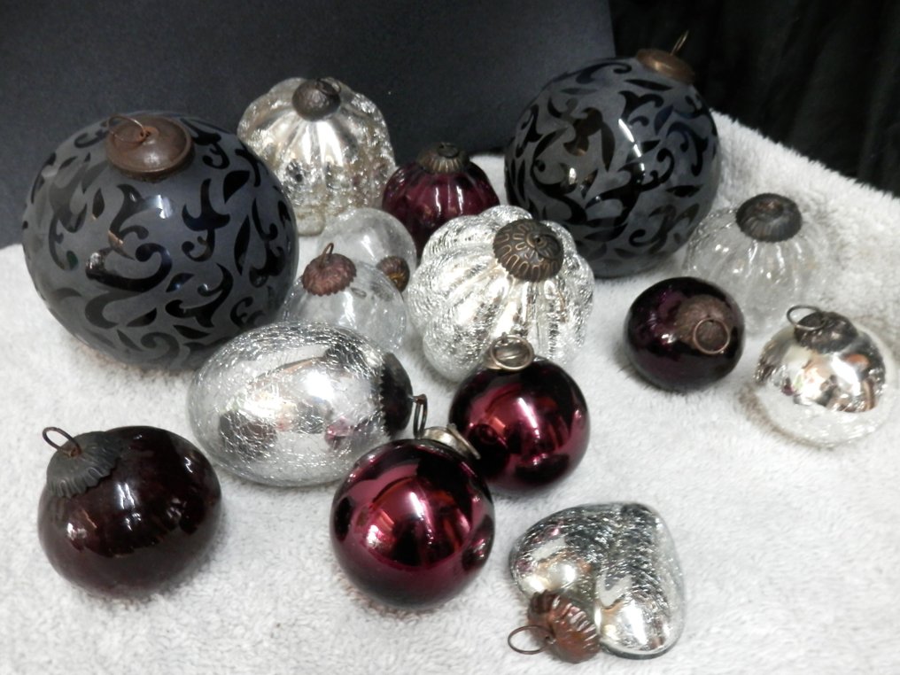 圣诞小饰品 (15) - 圣诞球 / 巫师球 - 玻璃 - Heksenballen #1.0