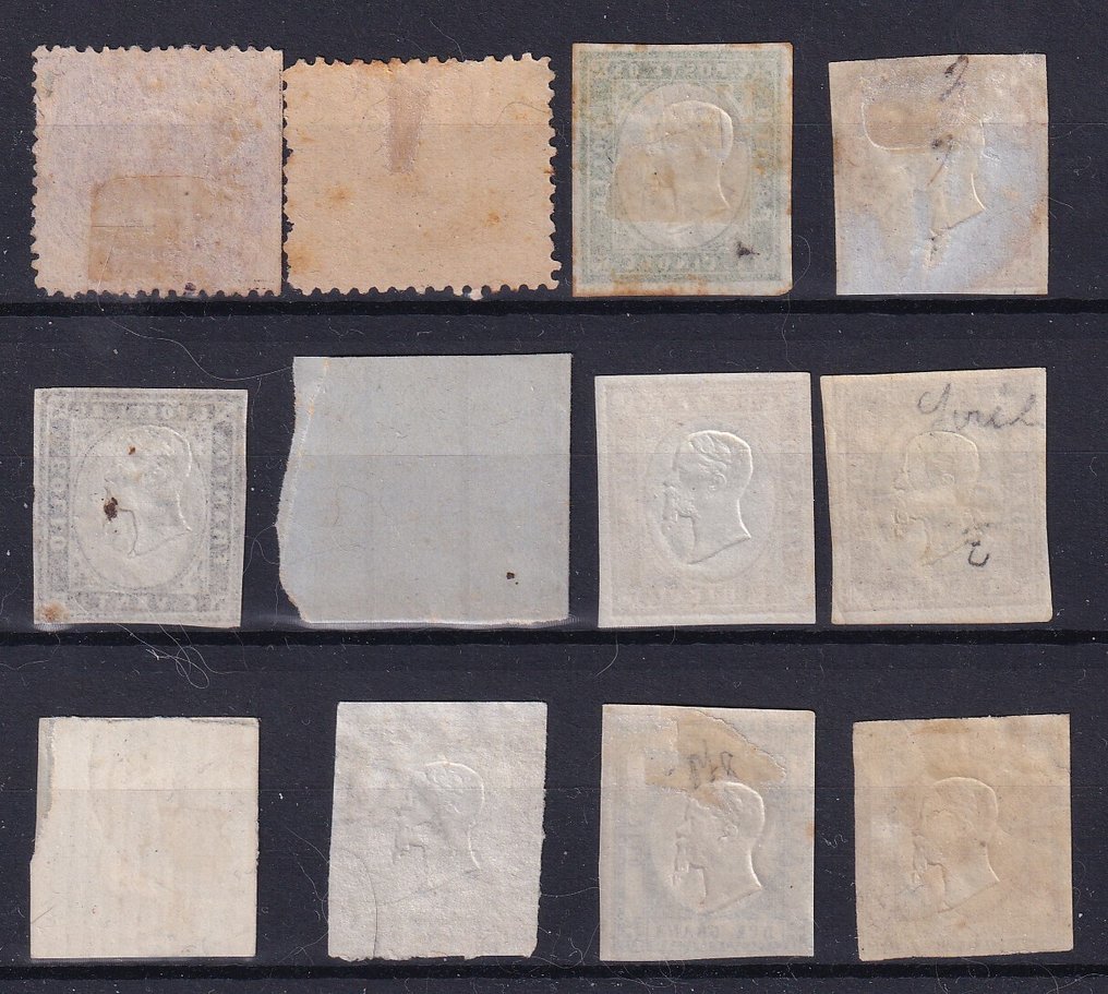 Italy 1850/1863 - Ancient Italian states, a batch of #2.1