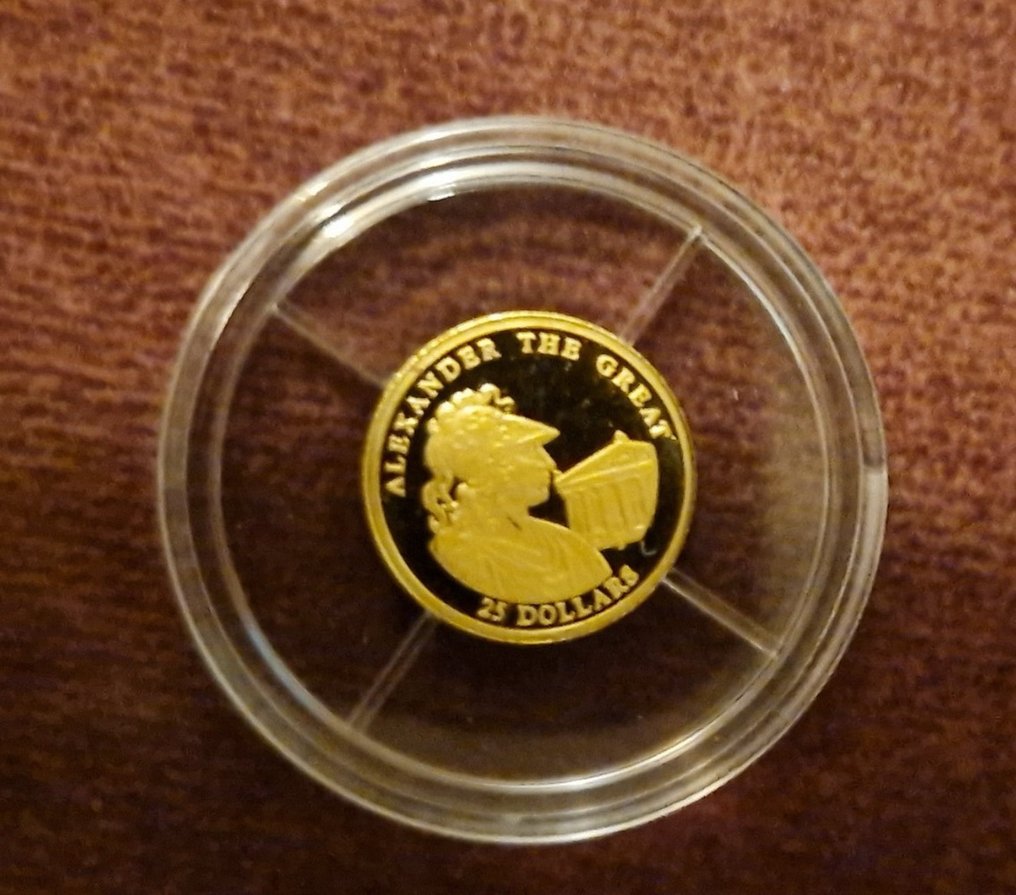 Libéria. 25 Dollars 2001. Alexander the Great  (Sem preço de reserva) #1.0