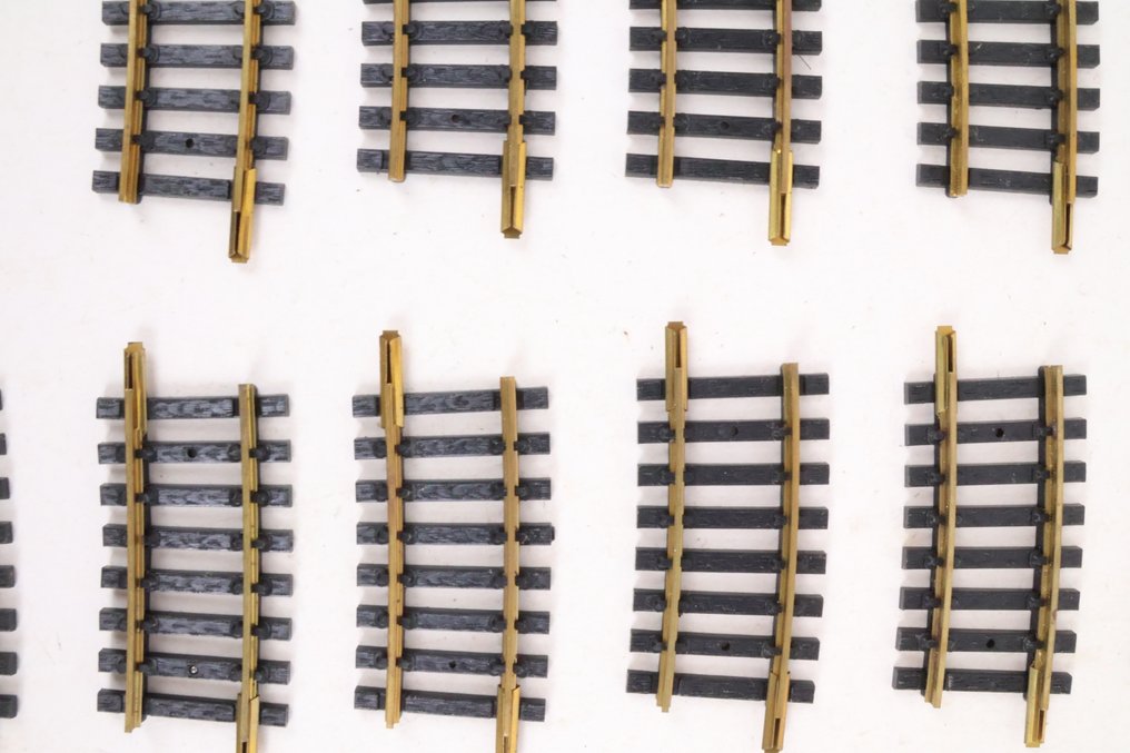 Fleischmann H0 - 6000-serie - Machetă tren cu șine (127) - Șine drepte + piese de potrivire #2.1