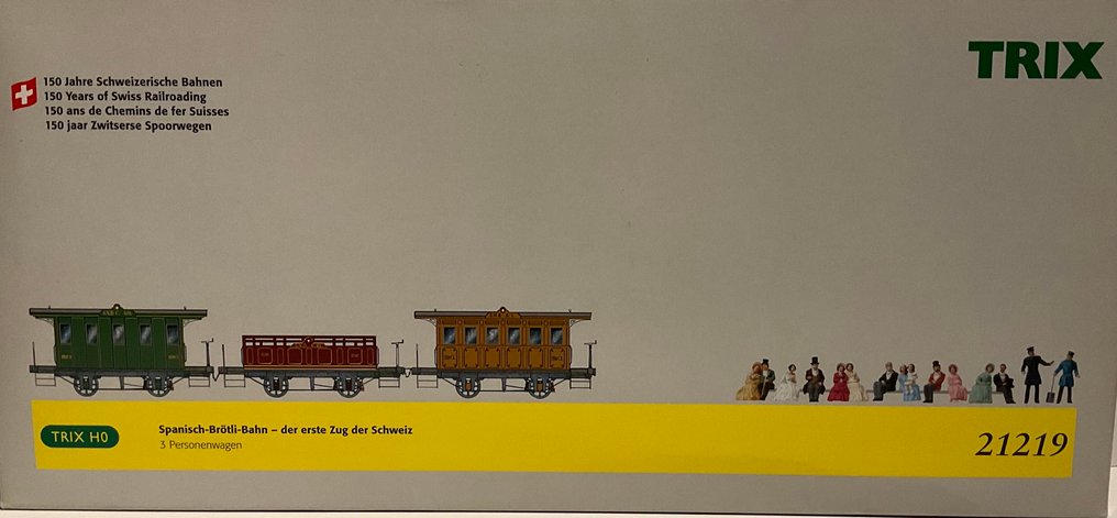 Trix H0 - 21219 - Modelo ferroviário (1) - Conjunto em caixa - Spanisch Brötli Bahn #1.0