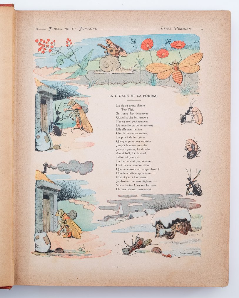 Benjamin Rabier - Fables de La Fontaine - 1919 #4.3