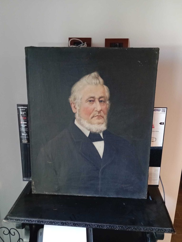 P. Fendmer (XIX) - Ritratto di uomo 1890 #1.0