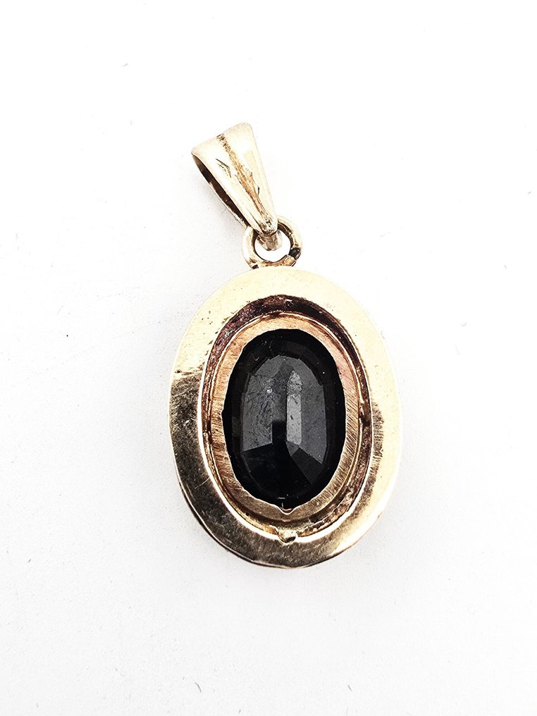 Ei pohjahintaa - Riipus - 14 kt. Keltakulta - 4.05ct. tw. Timantti (Luonnollinen) #3.2