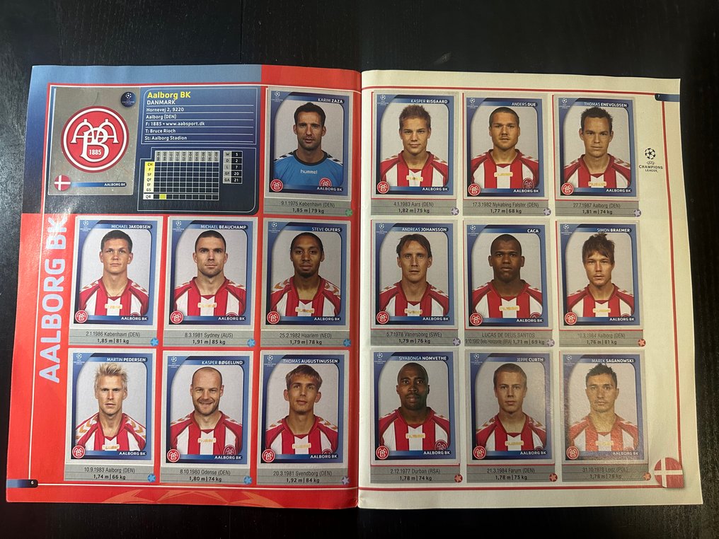 2008/09 Panini UEFA Champions League Komplet album - Glimrende (EX) #4.3