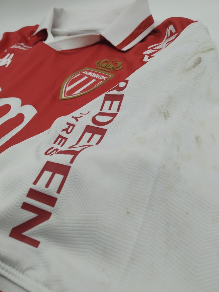 Folarin Balogun AS Monaco Match Worn Shirt with COA - 運動衫  #4.3