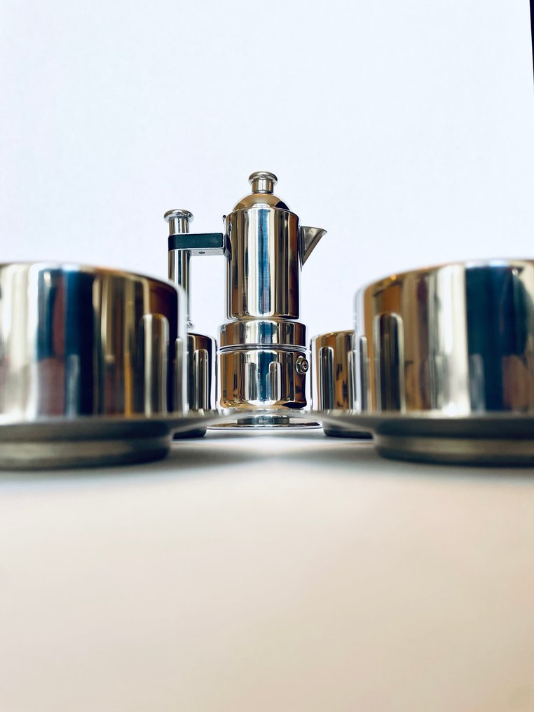 Casalinghi/ Vev Vigano - Italian Design - Καφετιέρα - STO/ Kontessa - INOX - Εποχή του Διαστήματος #1.0