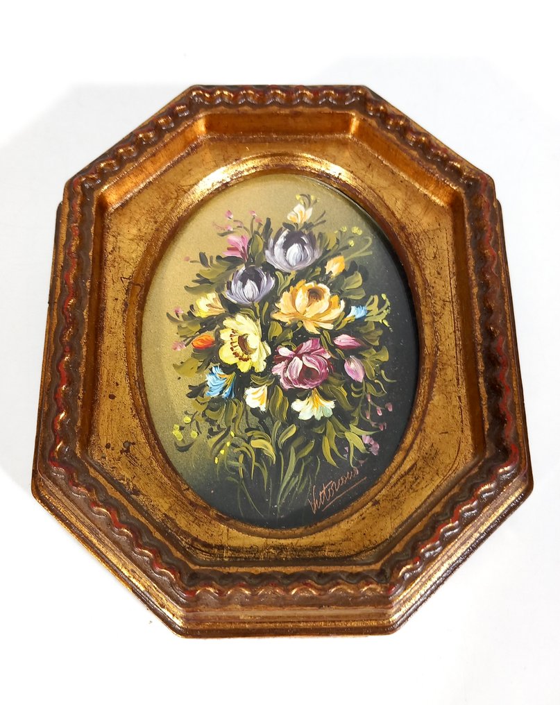 Vittoriano - Manifattura italiana - pittura su rame #3.2