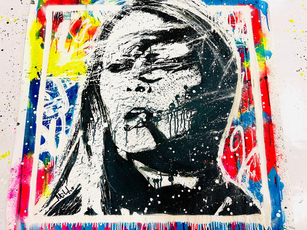 Mikko - Brigitte Bardot Postcard On Frame - XL (No reserve price!) #3.2