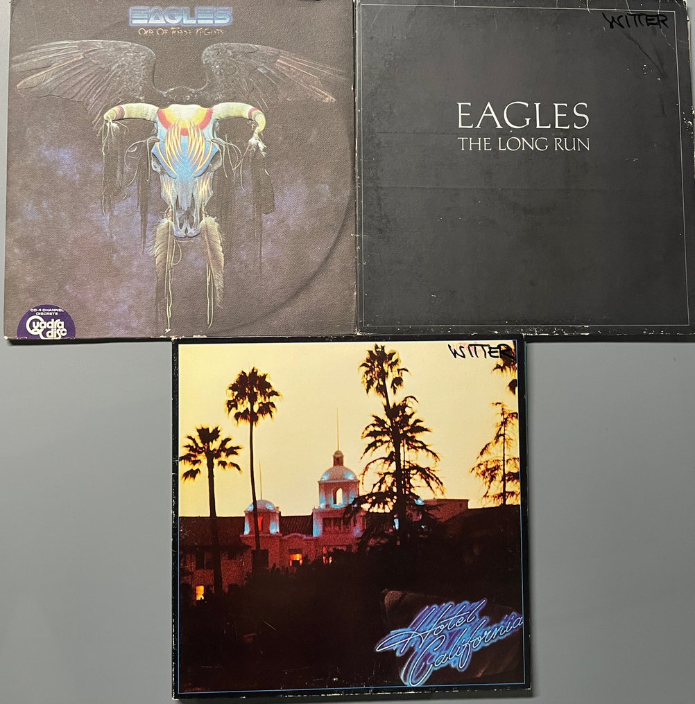 Eagles - Hotel California, One Of These Nights, The Long Run - Titoli vari - Album LP (più oggetti) - 1975 #1.0