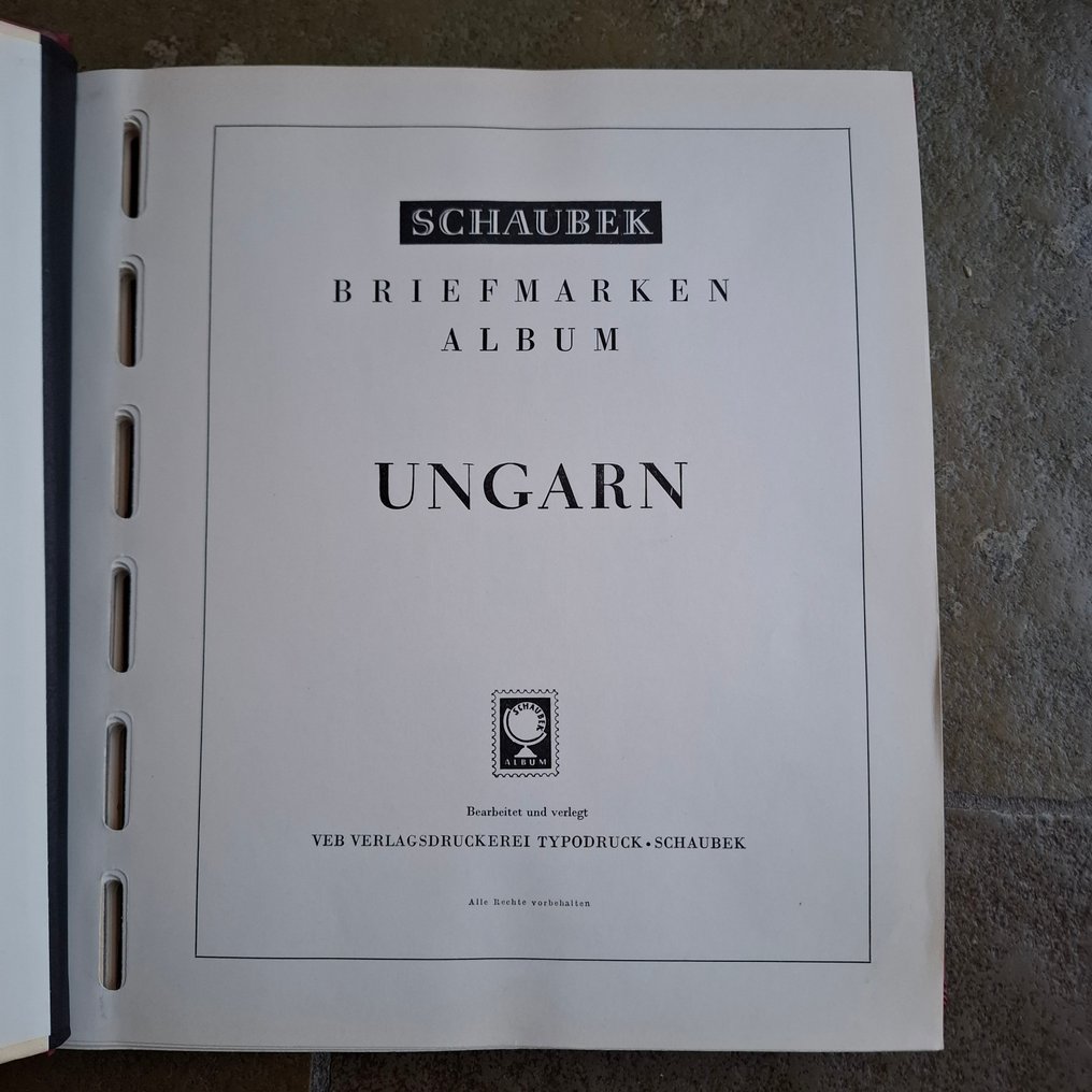 Ungaria 1871/1944 - Alte colecții ( timbre și blocuri ) în caietul de formulare Schaubek #2.1