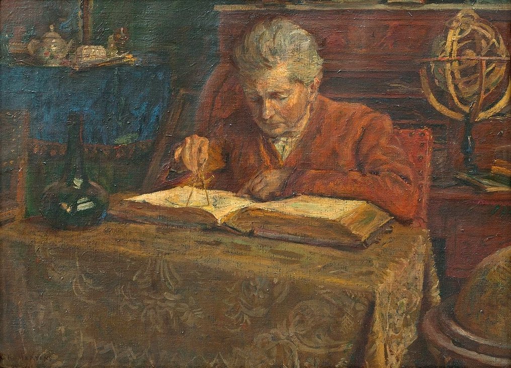 Charles Mertens (1865-1919) - L'astronome #1.0