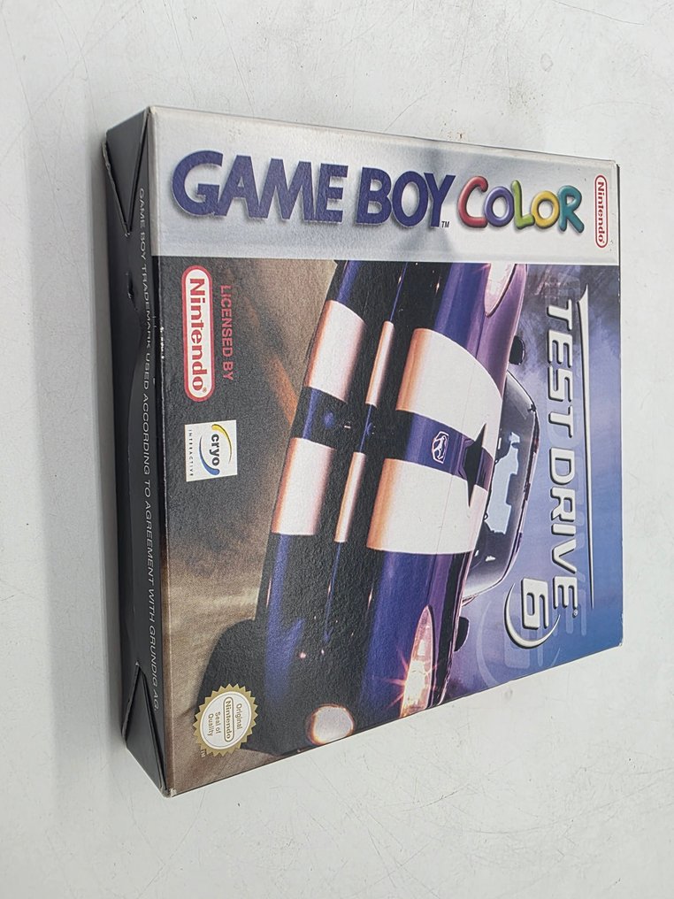 OLD STOCK Extremely Rare Nintendo Game Boy Color TEST DRIVE 6 First edition EUR - Nintendo Gameboy, boxed with game, Inlay, box protector and manual - 电子游戏 - 带原装盒 #3.2