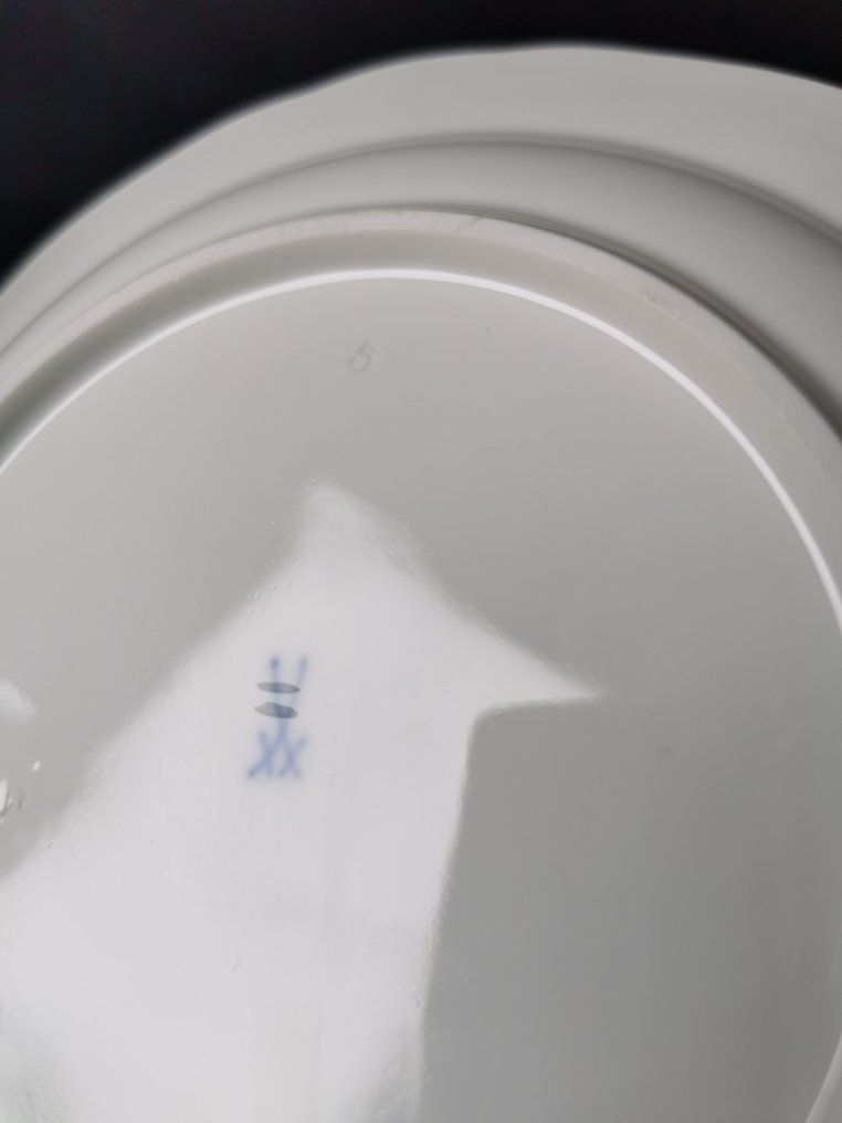 Meissen - Cipolla Blu - 6 piatti da dolce - D.18cm - Σερβίτσιο επιδορπίου (6) - Πορσελάνη #3.2
