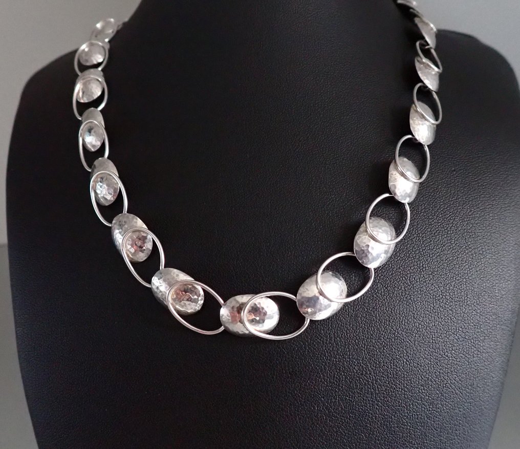 Prata - Colar - Art Deco "Perli" #1.0