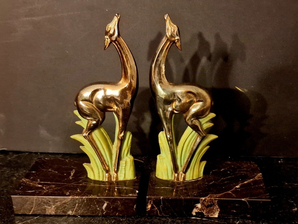 Bookends (2) - Marble, Metal #1.0