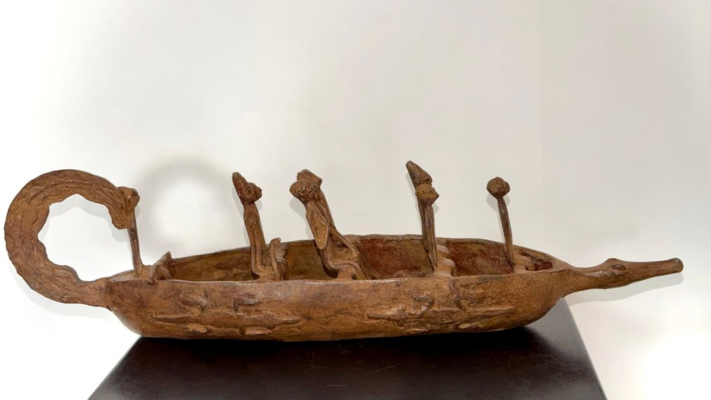 Pirogue - 47 cm - 雕刻 - Dogon - 馬里  (沒有保留價) #4.3