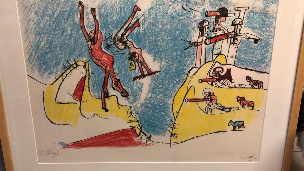 Roberto Matta (1911-2002) - HAD A GREAT FALL ( 1965) #2.1