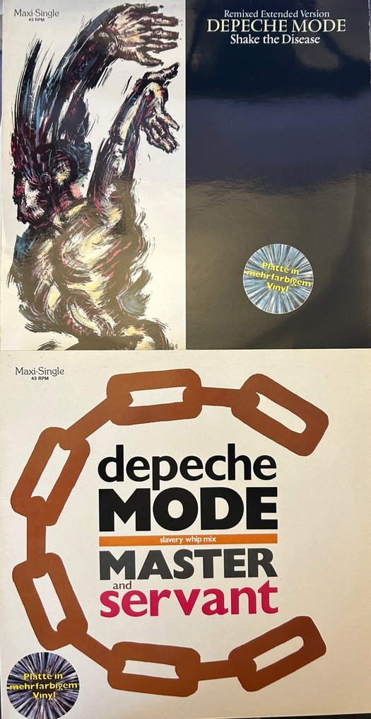 Depeche Mode - Master and Servant - shake the disease - Titoli vari - Disco in vinile - Vinile colorato - 1984 #1.0