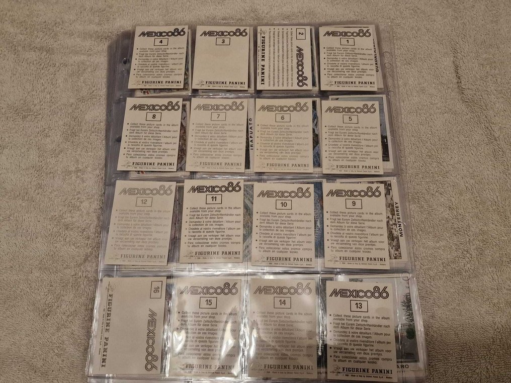 Panini World Cup Mexico 86 - Maradona - Empty album + complete loose sticker set - Good (GD) #3.2