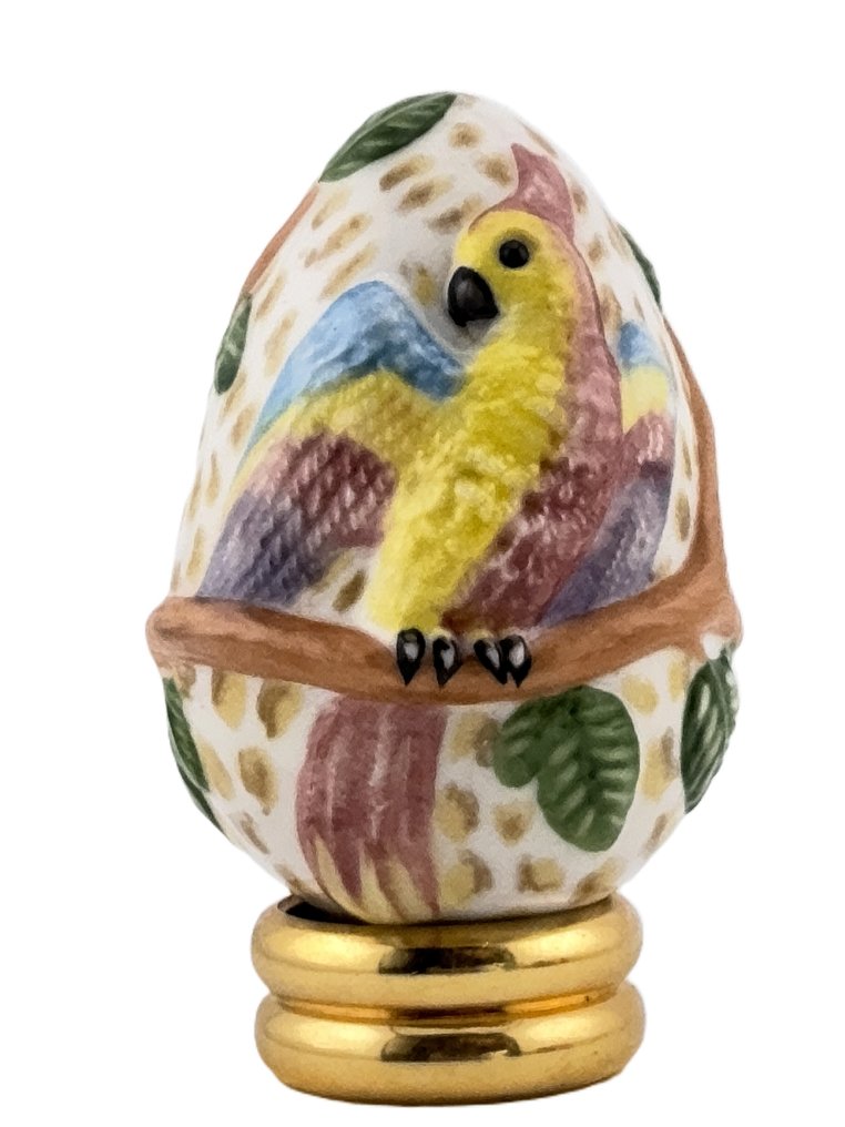 Αυγό Fabergé - Ταμείο αυγών - Gold plated, Πορσελάνη #1.0