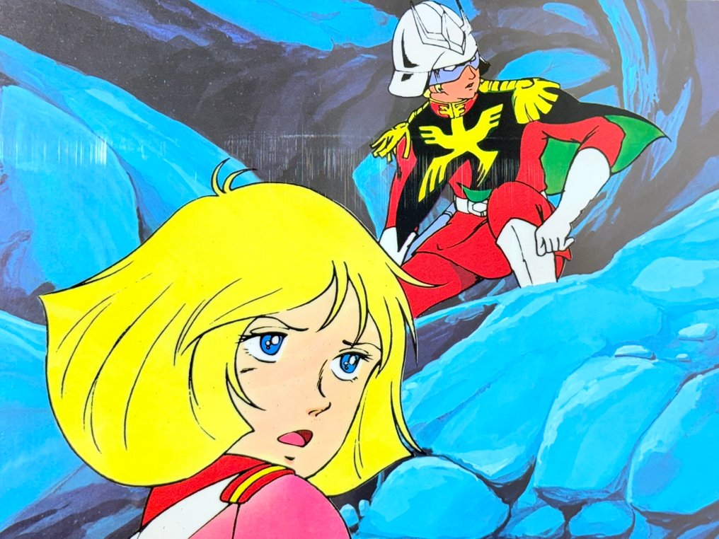 Nippon Sunrise - Original sericel, with copy background - Limited edition from the studio, very rare! - Mobile Suit Gundam (1979/80) #1.0