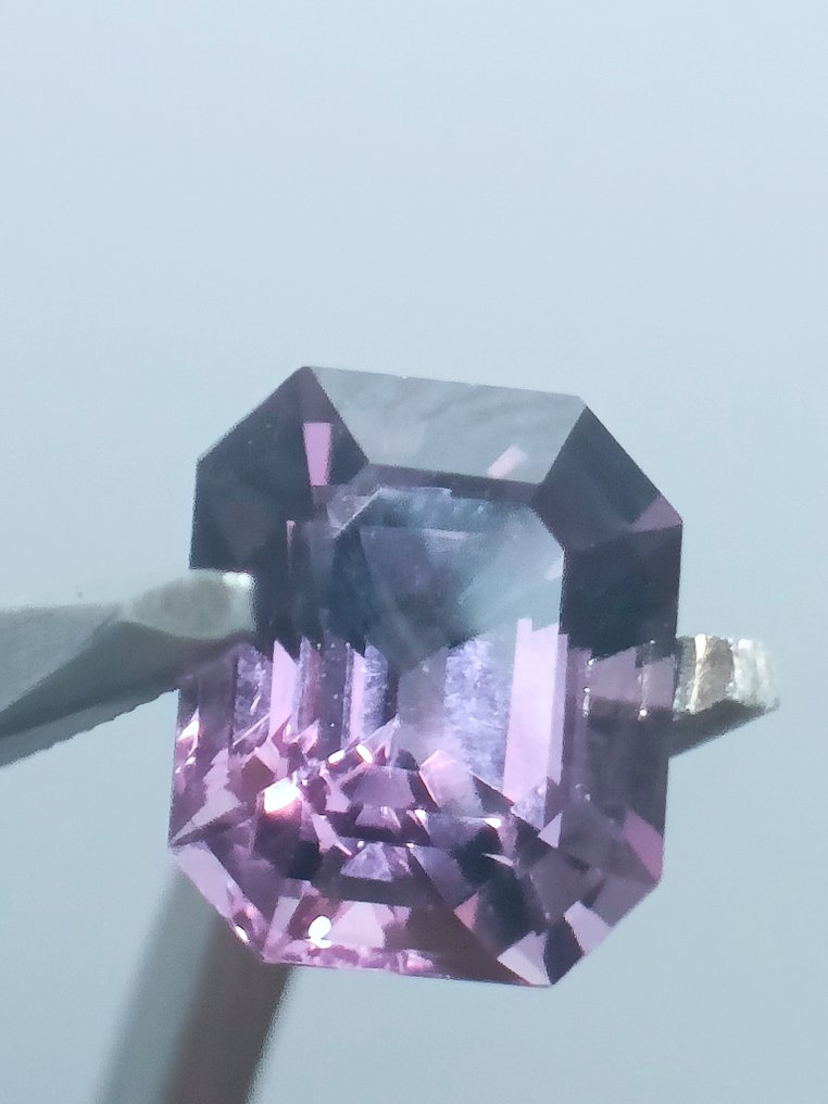 没有保留价 - 1 pcs  粉色, 紫色 尖晶石  - 2.76 ct - 安特卫普宝石检测实验室（ALGT） #1.0