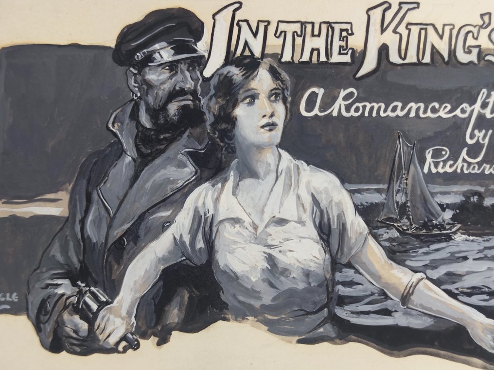 Ogle, R. Bertram - 1 Original drawing - In The King's Name: A Romance of the Blackwater #2.1