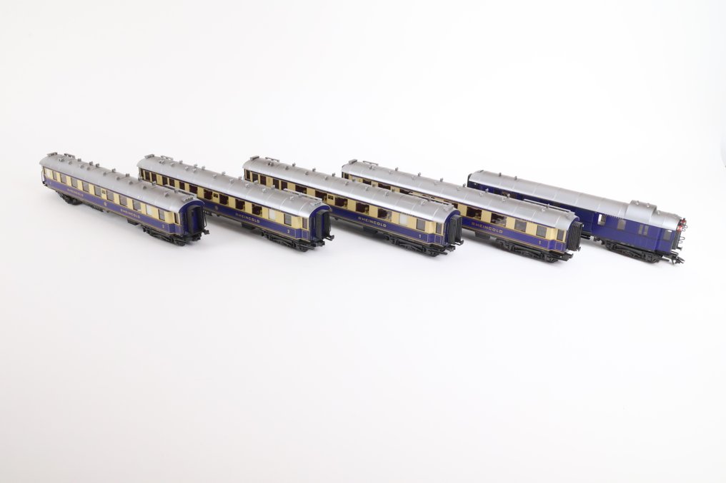 Märklin H0 - 4228 - Modeltrein personenwagonset (1) - Vijfdelige Rheingold rijtuigenset - DRG #2.1