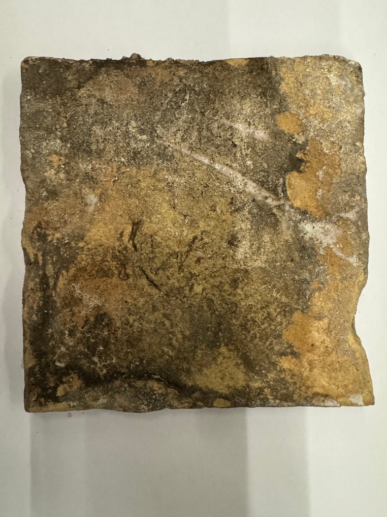  Tile - Pompadour - Delft, Plateelbakkerij - 1600-1650  #1.0