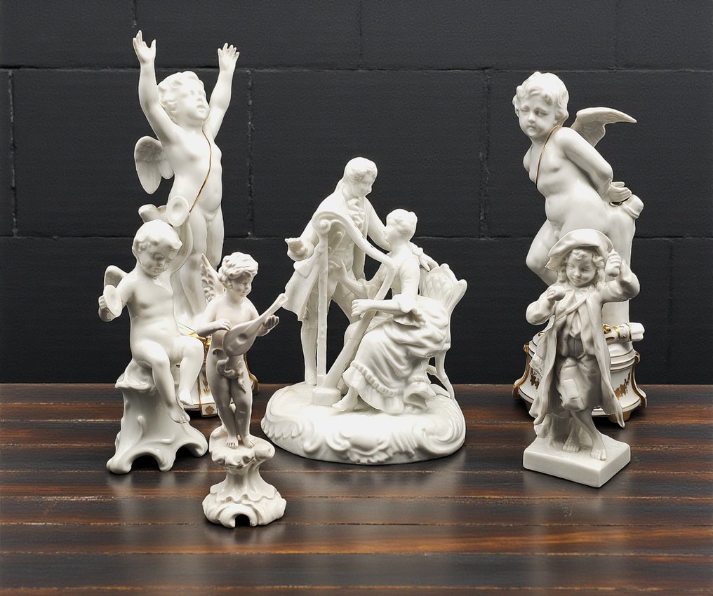 Richard Ginori - Statuetta, Gruppo scultoreo - 0 cm - Porcellana #1.0