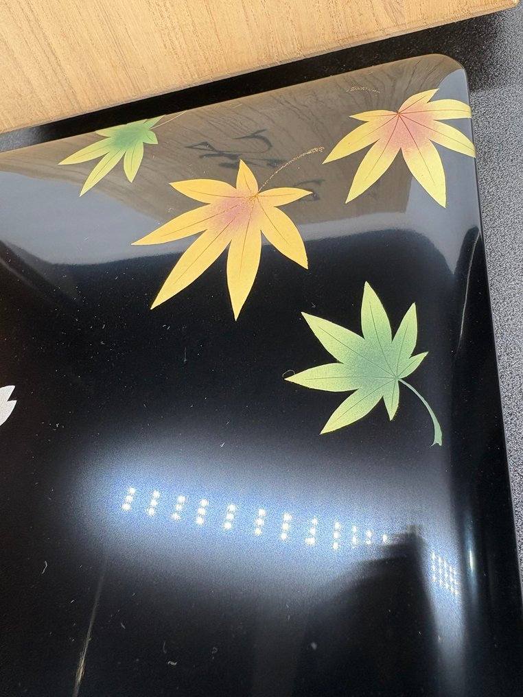 Hobbylåda - Makie Aizu lakkföremål Suzuribako (skrivlåda) | av Kazue Nitta | Komplett set - 吉野春秋 #4.3