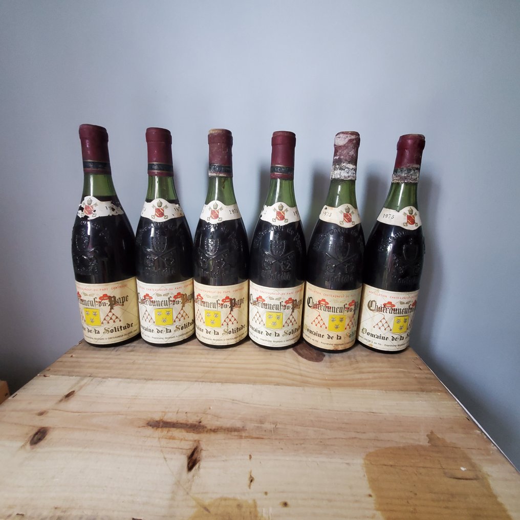 1975 Domaine de la Solitude - Châteauneuf-du-Pape - 6 Bottiglie (0,75 L) #1.0