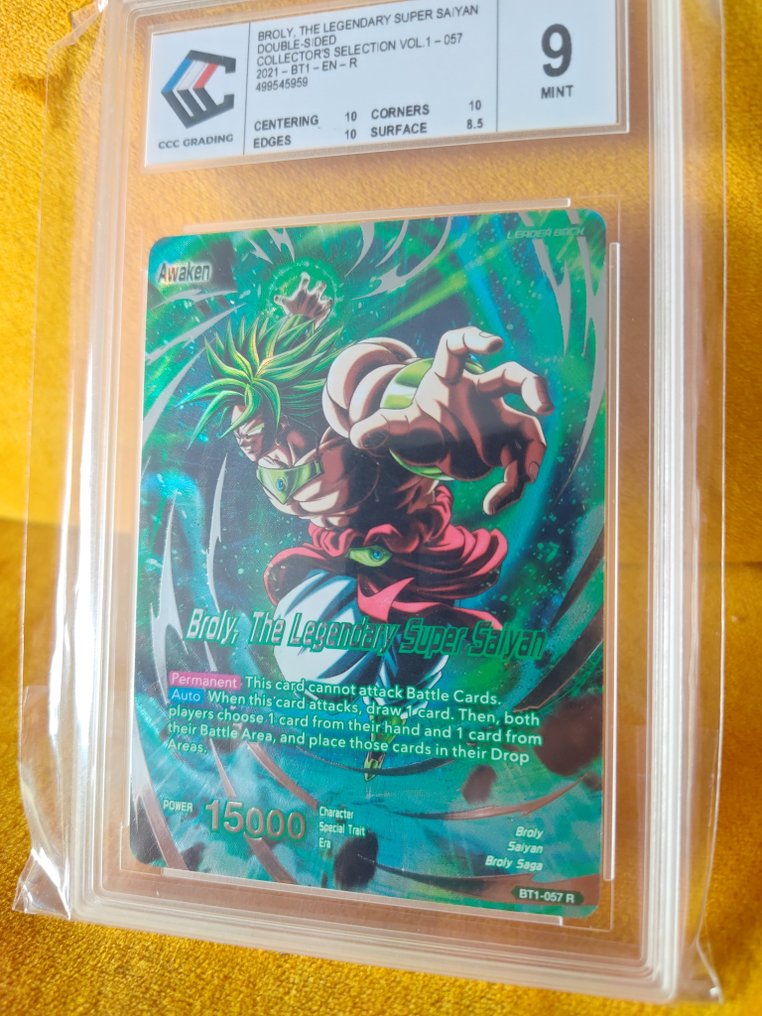 Bandai - 1 Graded card - Dragon Ball - Broly Bt1-057 - CCC 9 #2.1