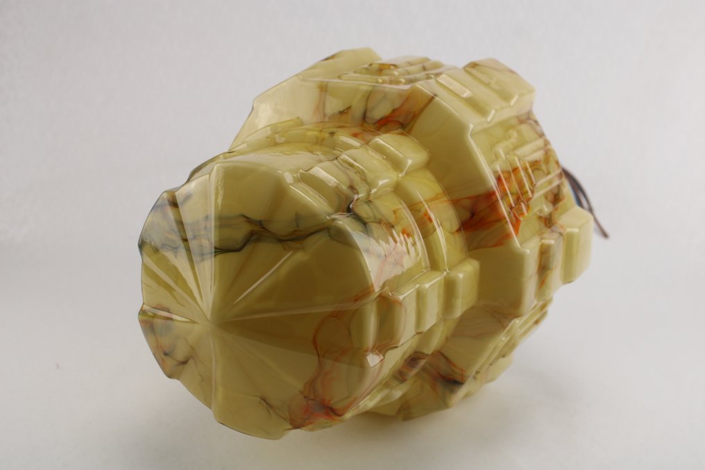 Taklampe - Opalin glass - Skyskraper marmorlignende #4.3