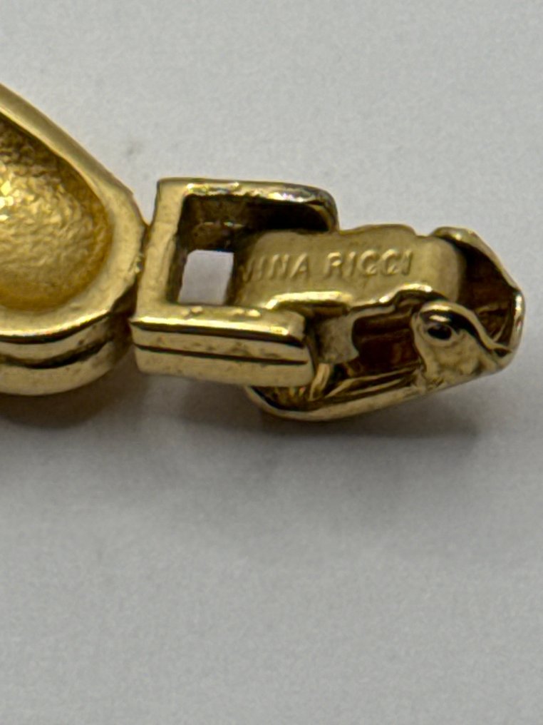 Nina Ricci - 金属合金和矿物石的项链 - 贴颈项链 - 带宝石的项链 #4.3