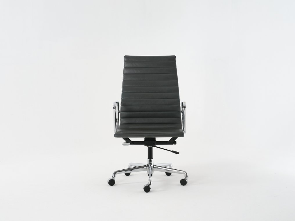 Vitra - Charles Eames - Sedia - EA119 - Pelle, Alluminio, Acciaio #2.1