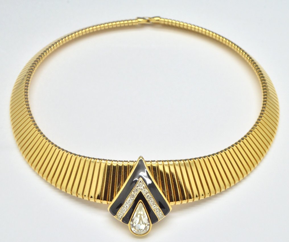 Other brand - 复古 Monet 艺术装饰风格启发的22克拉镀金水晶耳环 & - 頸鏈 #1.0