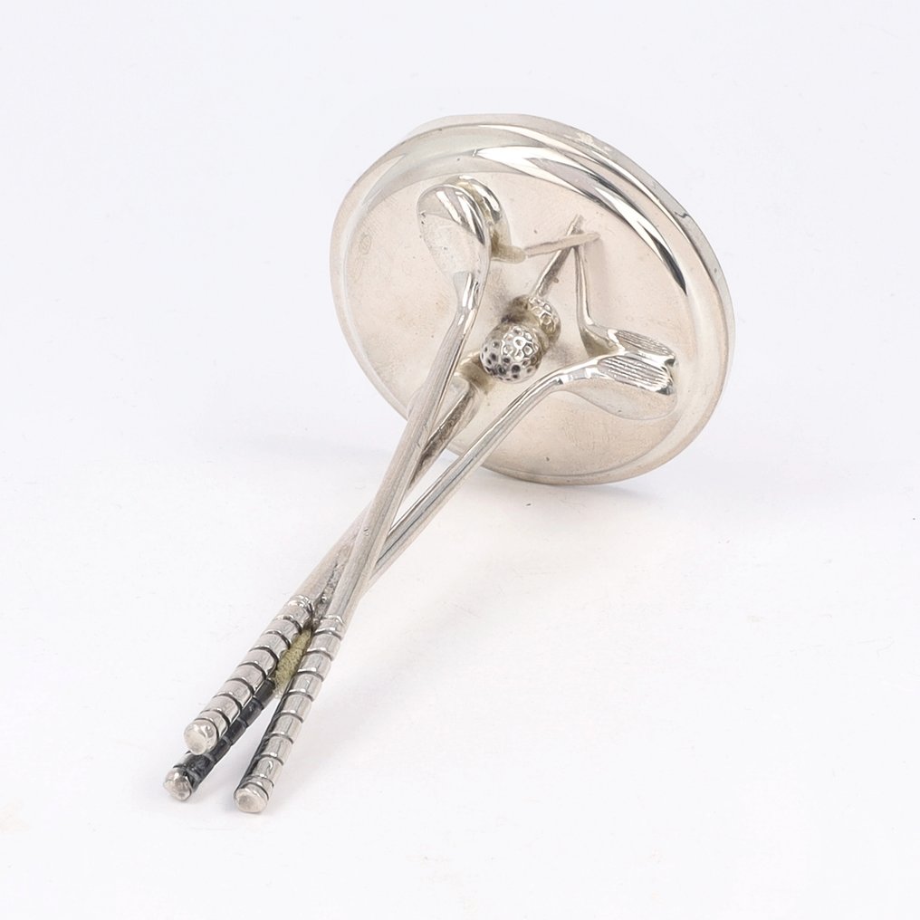 Greggio Rino - 'Golfclubs' - 'Golftrofee' - Miniaturowa figurka - Srebro pr. 800 #2.1