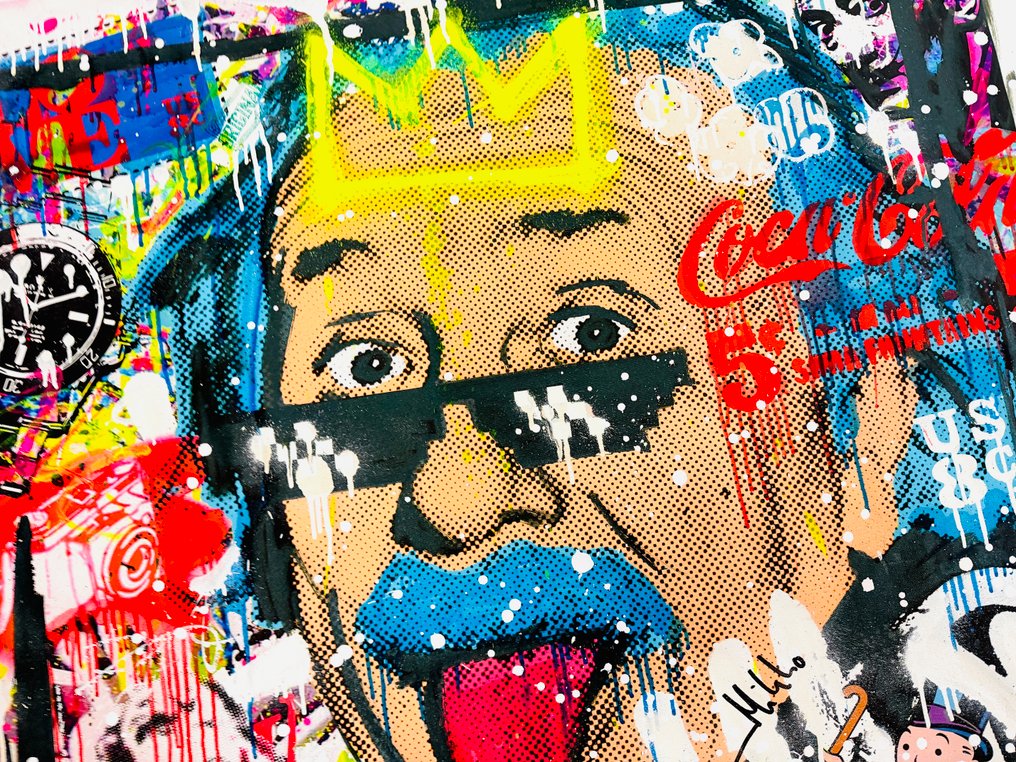 Mikko - Albert Einstein The King Of Pop - XL (No reserve price!) #4.3