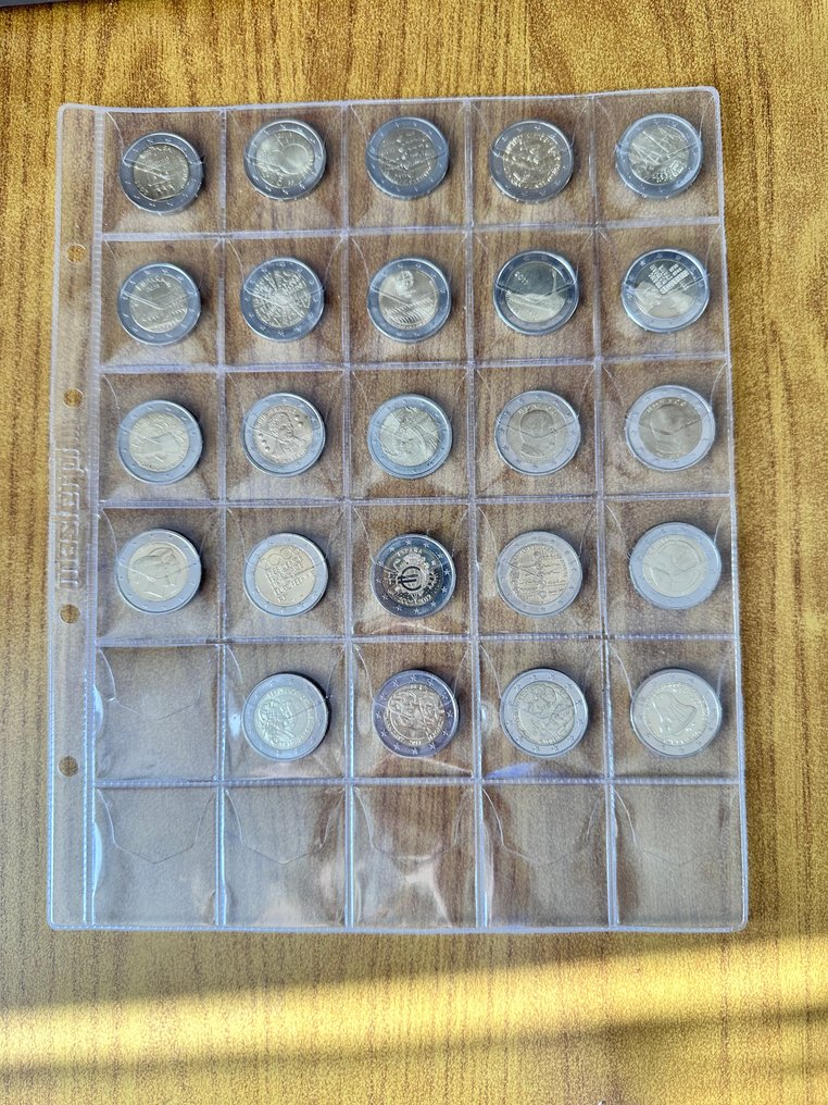 Europa. 2 Euro Various Years (24 monete) (Zonder minimumprijs) #1.0