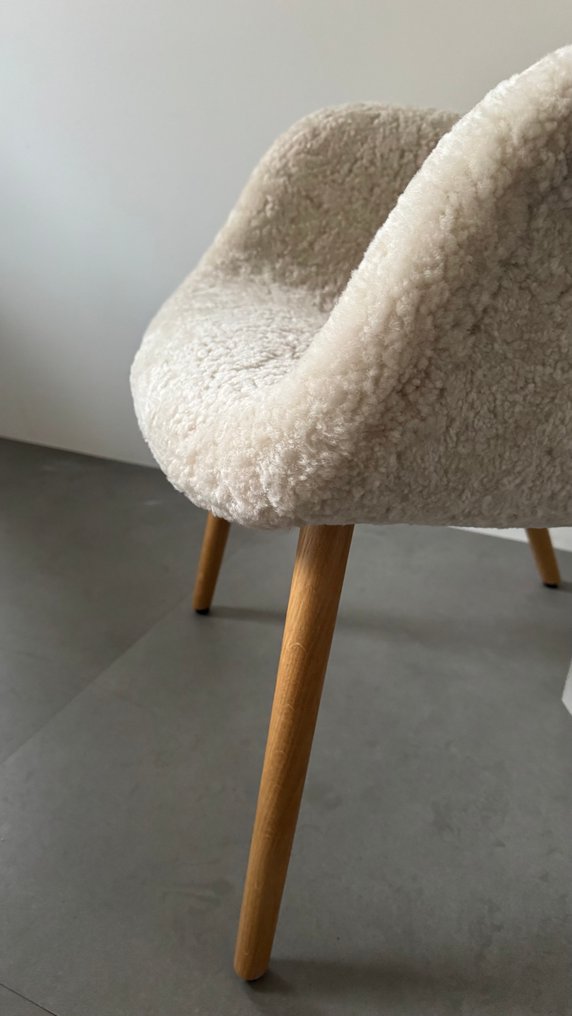 Vitra - Charles & Ray Eames, Eero Saarinen - 扶手椅子 - 有机扶手椅 - 橡木 #3.2