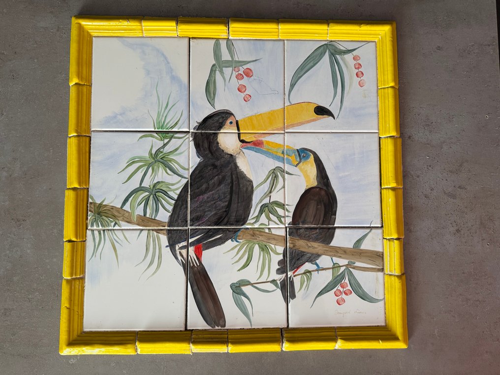 Talavera - Τοιχογραφία Taravela - Πλάκα - Arrgaid Γραμμή - Κεραμικό #1.0