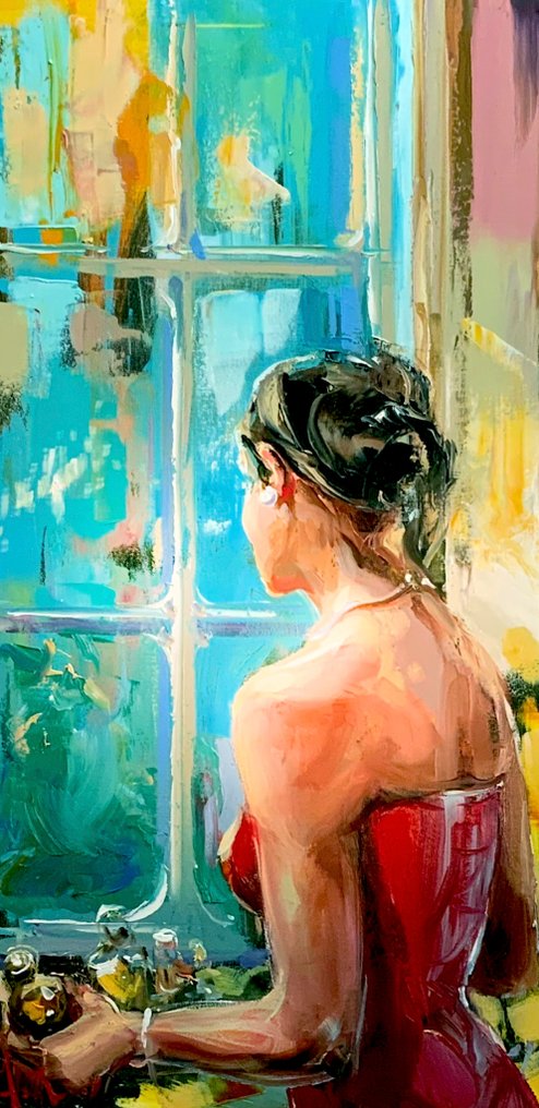 Jurij Frey - Frau am Fenster #2.1