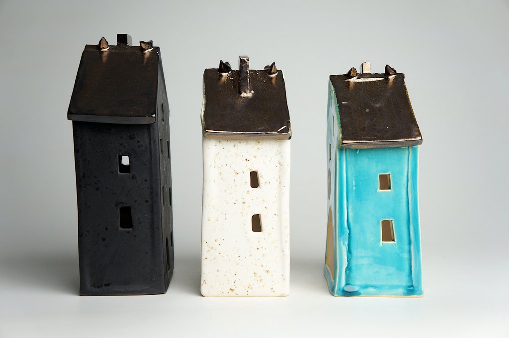 Urszula Despet - Κηροπήγιο (3) - Κεραμικό - Χριστουγεννιάτικα σπίτια #2.1