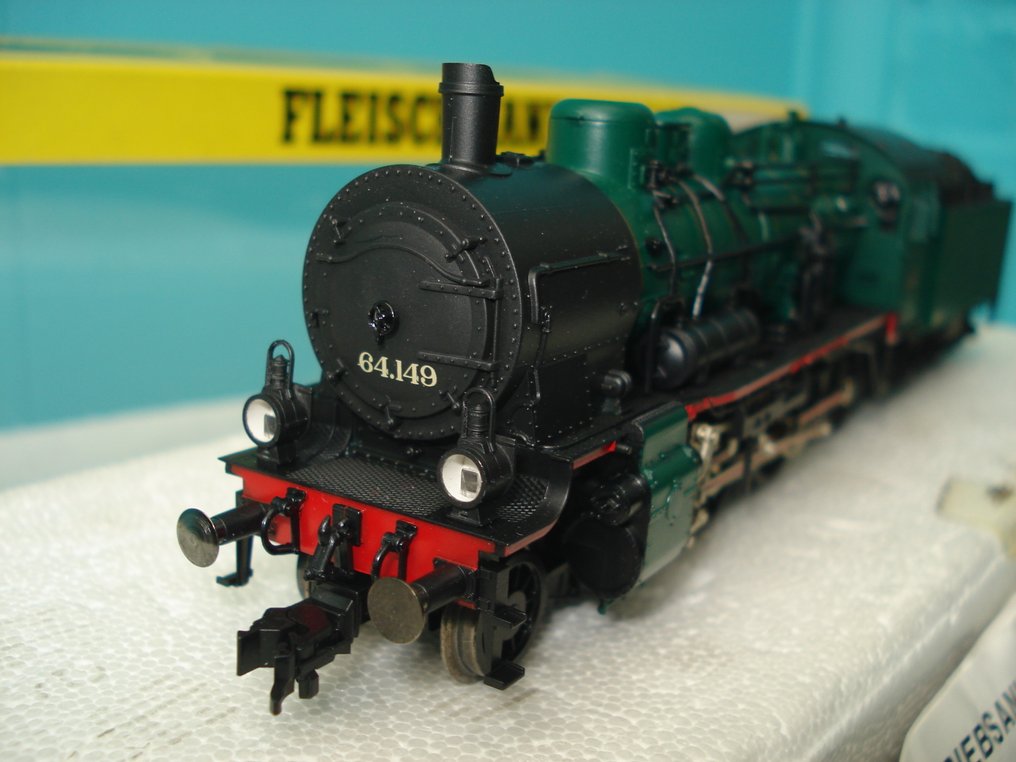 Fleischmann H0 - 91 4160 - Locomotivă cu abur pe cărbuni (1) - Type 64 - NMBS #1.0