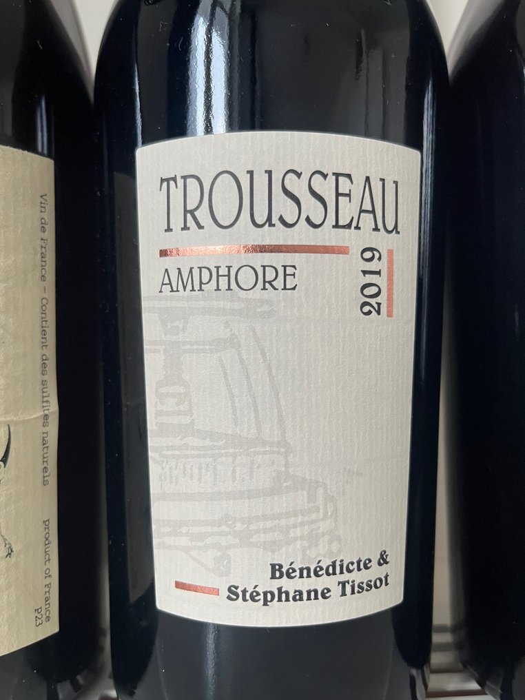 2023 Morgane Turlie "Pangea" & x 2 Benedicte & Stephane Tissot, "Trousseau Amphore" - Jura - 3 Butelki (0,75l) #3.2